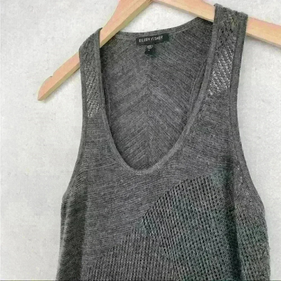 EILEEN FISHER Merino Wool Metallic Tank - Picture 2 of 8
